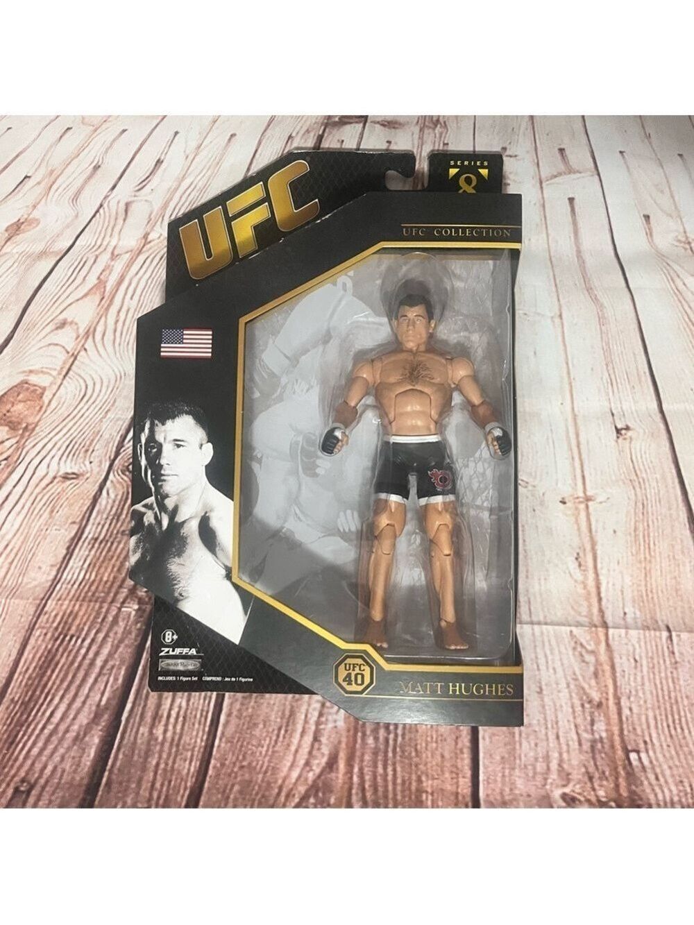 NIB - UFC Series 8 Matt Hughes (Legend) Action Figure